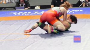 Women's Wrestling 53kg - Aggressive Canadian Fast Pin