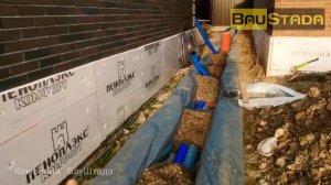 Дренаж на глинистых грунтах - дренаж вокруг дома - дренаж и отмостка.
