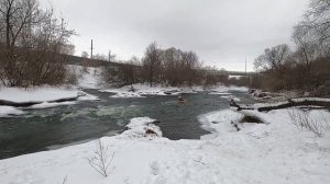 Берхинский порог зимой.