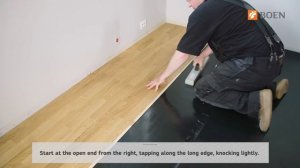 BOEN 5G Click hardwood flooring with BoenGard – Floating installation instruction video