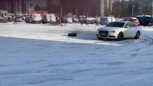 Ауди А6 С7 audi quattro 2.0 TFSI 220 h.p. snow drift  t-17 снежный дрифт