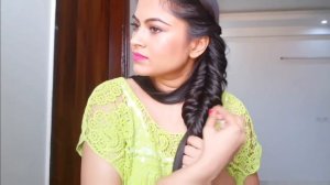 STACKED BRAID//Everyday easy hairstyles for medium to long hair//indian hairstyles