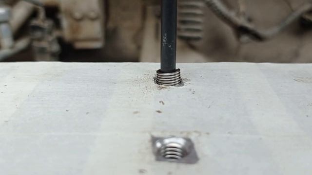 Восстановление резьб,постелей гбц, 126 мотора, резьбовыми вставками М6х1х9мм Vertul смотреть онлайн