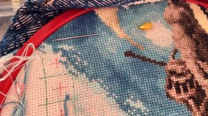 Живой процесс вышивки #19