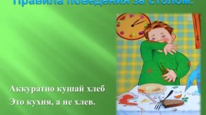 Презентация Этикет и правила поведения за столом