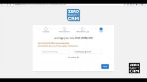 Zero BS CRM Install from ZIP