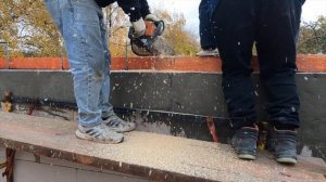 Серия 22  Армопояс  Кладка фронтонов