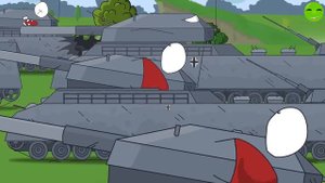 1 Гигант КВ-44 VS 1000 маленьких RATTE Мультики про танки[новый]
