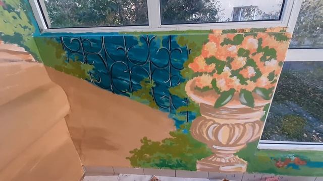 #рисование #росписьстен #урокирисования #акриловыекраски #рисую ярко