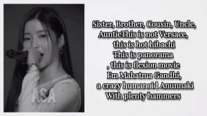 ASA(baby monster)- Look alive song full lyrics in english
