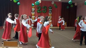 Танец "Россия", подготовительная группа