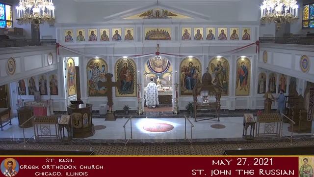 05-27-2021 Early Morning Liturgy for St. John the Russian смотреть онлайн