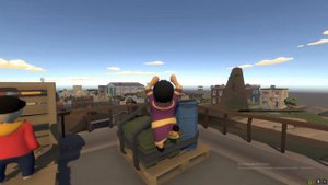 ХОДЯЧЕЕ МОЛОКО ПРОТИВ OVER SHOW PHONYA BOBBY TOY!!! МЕГА НЫЧКИ!!! HUMAN FALL FLAT!!!