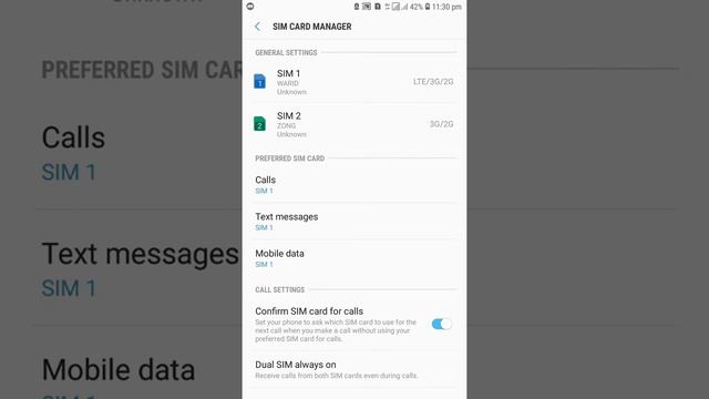 How to change mobile data settings in dual Sim mobile(Samsung,Huawei Android)