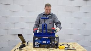 Рама привода. Гнём профиль 80х40 на трубогибе Цепон Мастер с электроприводом.