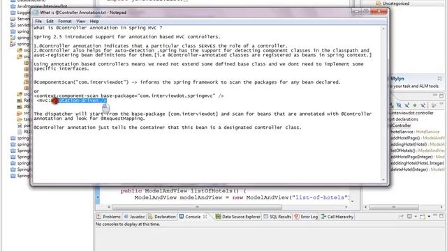 WHAT IS @CONTROLLER ANNOTATION IN SPRING MVC TAMIL смотреть онлайн