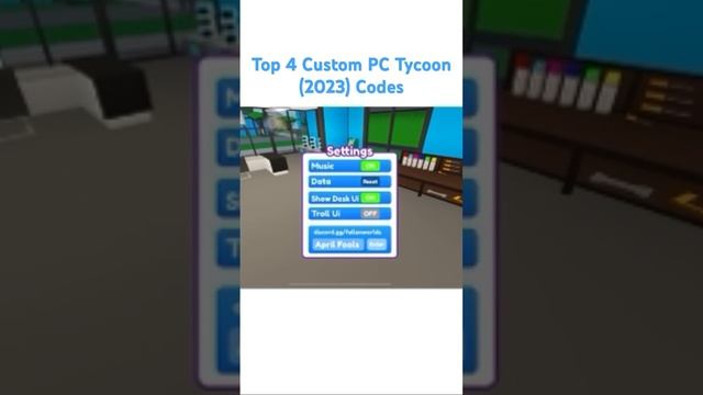Top 4 Custom PC Tycoon (2023) Codes|| #roblox #custompctycoon||