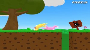 Прыгульки на морковку. #SuperBunnyMan