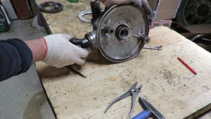 Регулировка китайской пары 10-ка редуктор Урал Днепр оппозит пятно контакта зазор планетарка