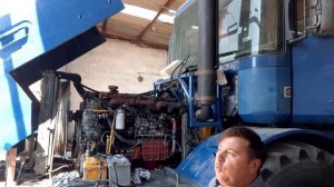 Запуск Монстра/К-700 с кабиной Renault Magnum