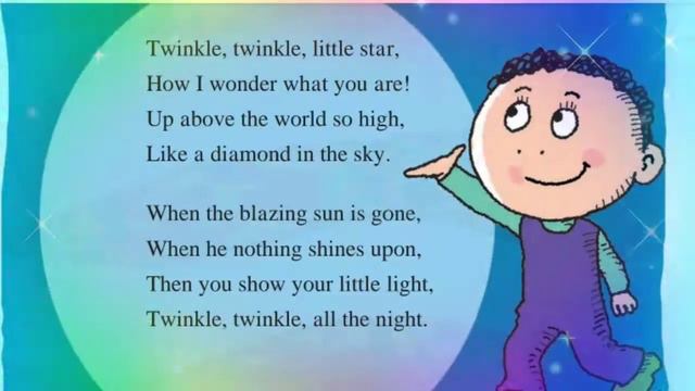 Twinkle twinkle Little Star /std 1/ English Rhymes