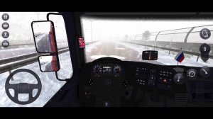 СНЕГ В TRUCK SIMULATOR ULTIMATE!! КАК ВКЛЮЧИТЬ?! РЕЙС В МЕТЕЛЬ В TRUCK SIMULATOR ULTIMATE!!