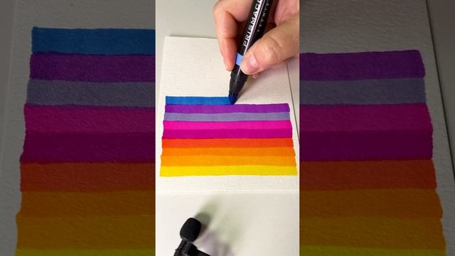 Steady hand markers #artist #painting #satisfying #art