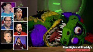 Реакция Летсплейщиков на Гибель Монти в Five Nights at Freddy’s Security Breach