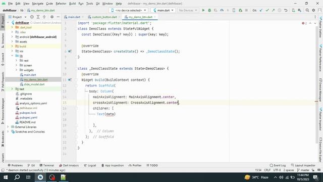 Custom Button With #flutter and #flutterwidgets