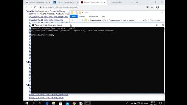 Как установить PyAudio