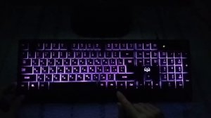 Демонстрация работы подсветки клавиатуры Sven KB G8300