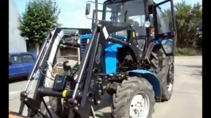 Фронтальный погрузчик Hauer на тракторе МТЗ