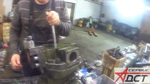 Снятие и установка гидромотора на бульдозере ТМ10 ДСТ Урал    Ремонт гидромотора Bosch Rexroth