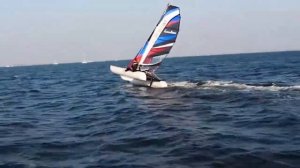 Парусный мобильный катамаран MiniCat 420 Laura Dekker