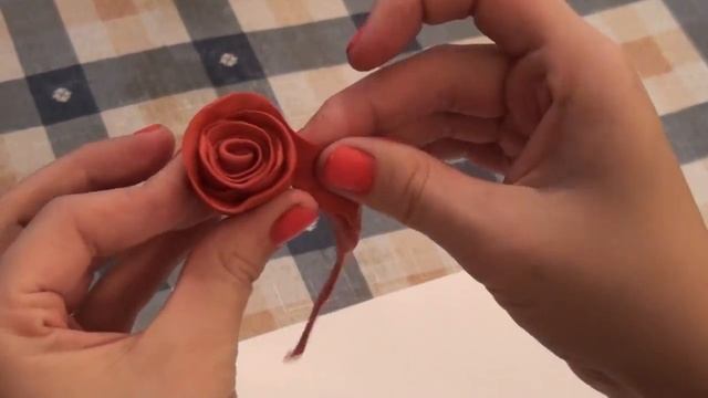 Лепим розу из пластилина смотреть онлайн