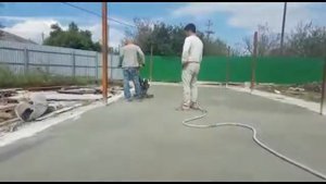 Однороторная затирочная машина (вертолет) по бетону