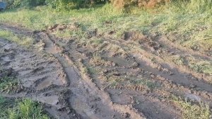 Нива с прицепом 4,5 м. Переезд с акации домой.