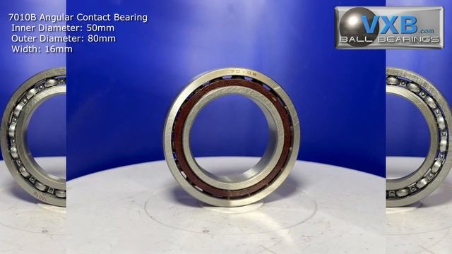 comparability 50mm inner diameter-Bore-ID Angular Contact Bearing 7010B vs Open Ball Bearing 16010 смотреть онлайн