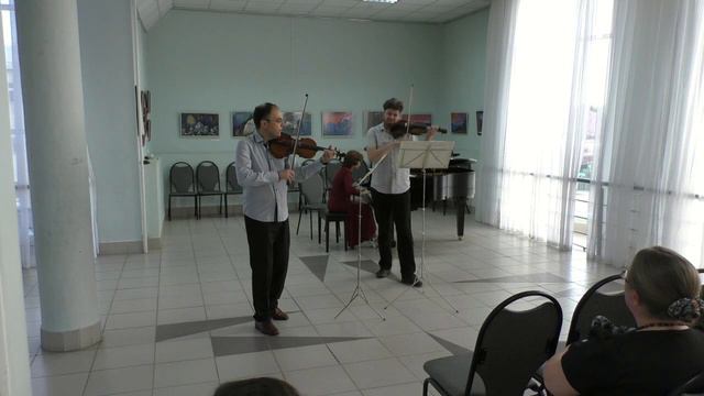 И.С.Бах,  Концерт для 2-х скрипок ре минор, 2 и 3 ч. смотреть онлайн