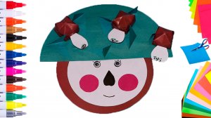 Как сделать Ёжика и Поп Ит своими руками, простые поделки из бумаги в детский сад и в школу