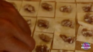 Düşbərə (Дюшбара) по бакинскому рецепту С помидорами и без (два рецепта) на ложке 10 штук