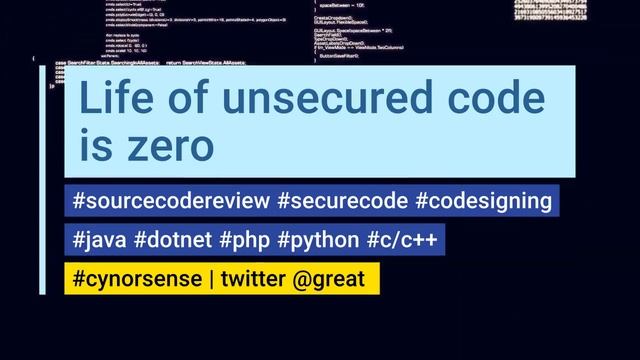 Cynor Sense | Secure Code Review | Secure SDLC