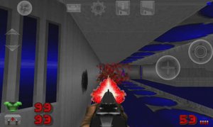Игра первый Дум 1 DOOM 1 прохождение на планшете Андроид - эпизод 2 карта E2M7 уровень 7 седьмой