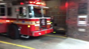 Пожарная машина в Нью-Йорке