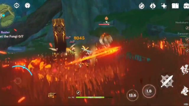 Genshin Impact gameplay on Infinix Zero 5g 2023 medium graphics !!#genshinimpact#infinixzero5g2023