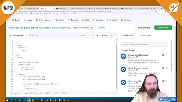 Level-up Your DevOps with GitHub Actions and Kubernetes | Rob Richardson | Conf42 SRE 2021 смотреть онлайн