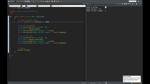Scanner next vs nextLine Java | English смотреть онлайн