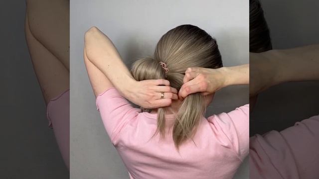HOW TO PRETTY UPDO ON YOURSELF ❤️ ЭЛЕГАНТНЫЙ НИЗКИЙ ПУЧОК САМОЙ СЕБЕ. ПОШАГОВЫЙ УРОК ПРИЧЕСКИ смотреть онлайн