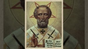 Бес произносит черную молитву на защиту во имя Абары - церковного беса русского чернокнижия