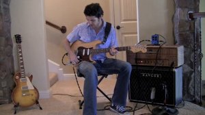 FENDER STRATOCASTER AND J ROCKETT AUDIO DESIGNS BLUE NOTE OD